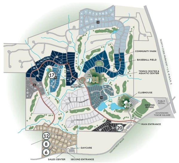 Community Page Headers Map Of Governors Towne Club