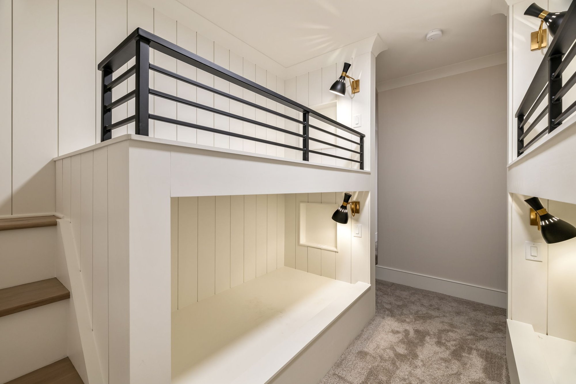 Bunk bed area with upper and lower sleeping spaces - Elevation Building Company - North Metro Atlanta Builders
